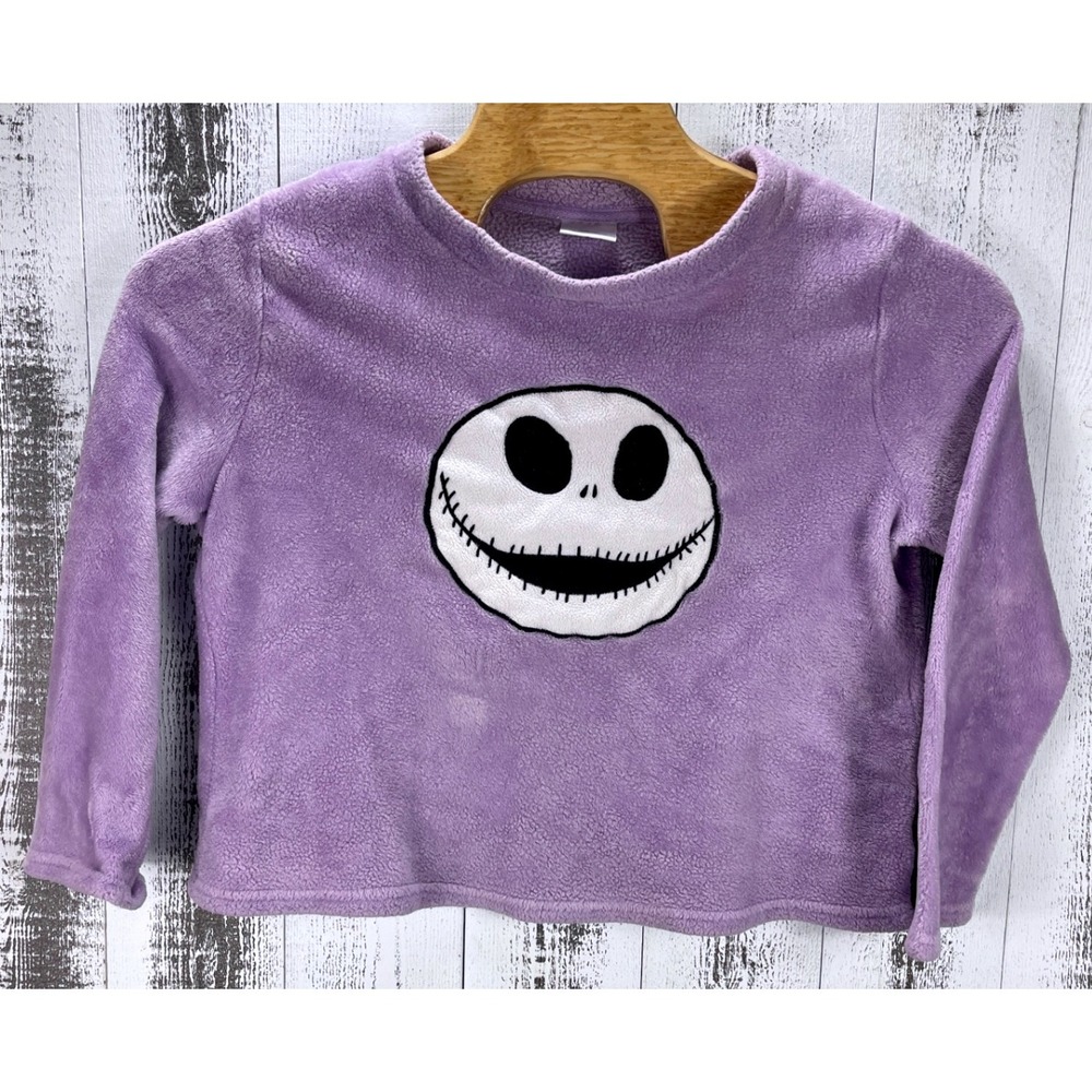 Disney‎ 100 Nightmare Before Christmas Fleece Pullover Jack Skellington Girls